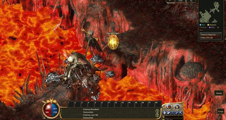 BackMir, old-school 2D browser MMORPG