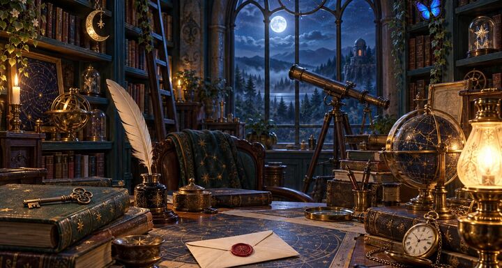Midnight Library, Korean hidden-object mystery
