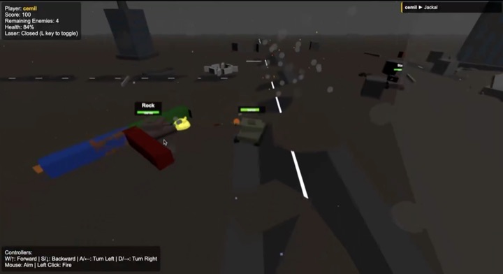 Tank, tank battles with friends