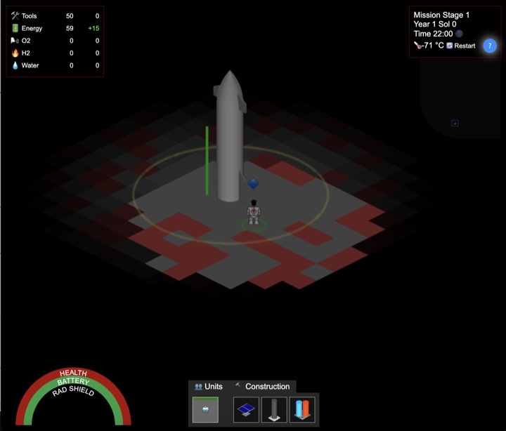 Watair, Mars colony survival